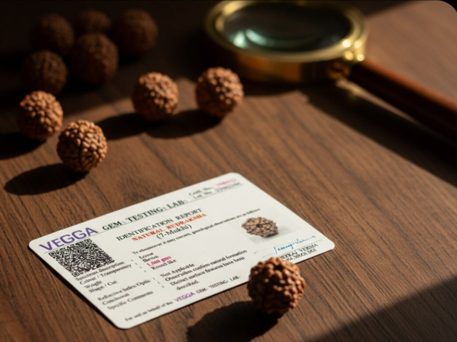 Nepal Origin 7 Mukhi Rudraksha