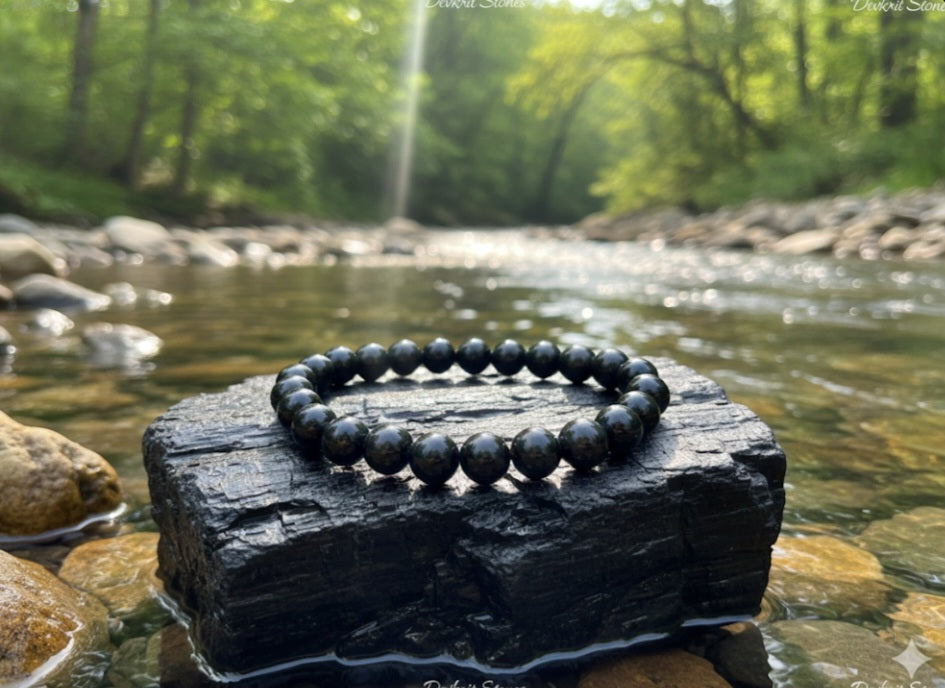 Black Tourmaline Unisex Bracelet
