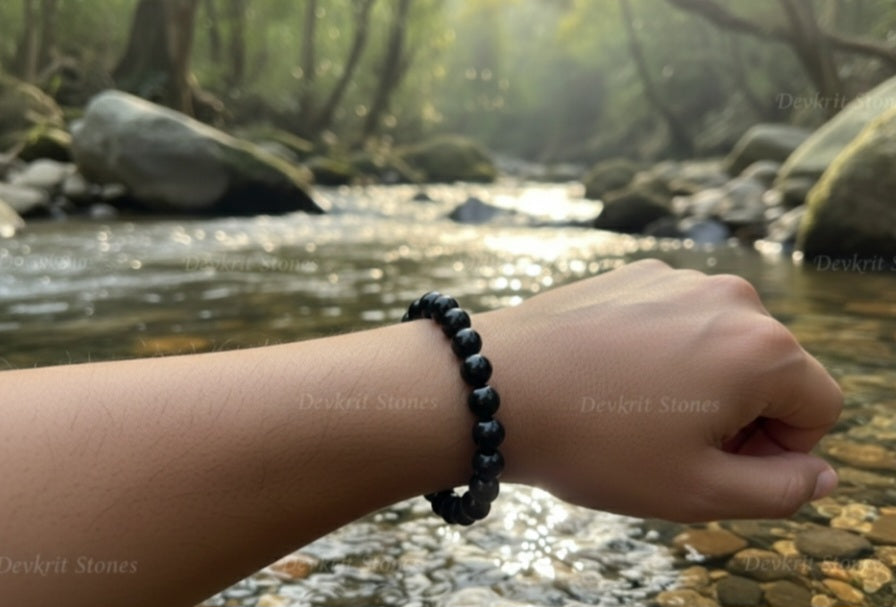 Black Tourmaline Unisex Bracelet