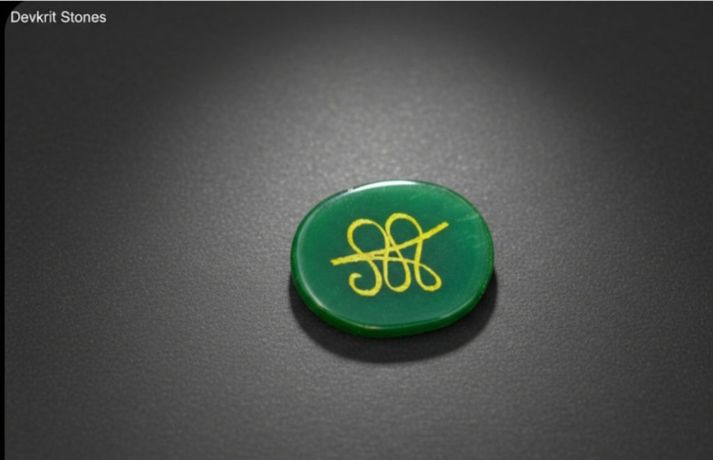 Green Aventurin Zibu coin